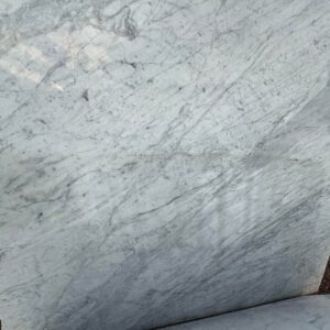 Carrara white marble remnant slab